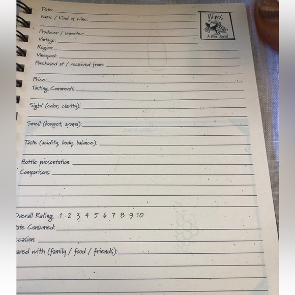 Vintage Insulated Wine Picnic Basket with Wine Journal and other Accessories - Picture 2 of 13